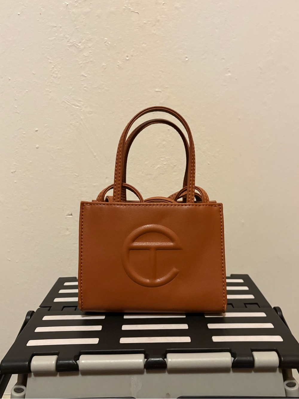 Telfar Small Tan Shopping Bag